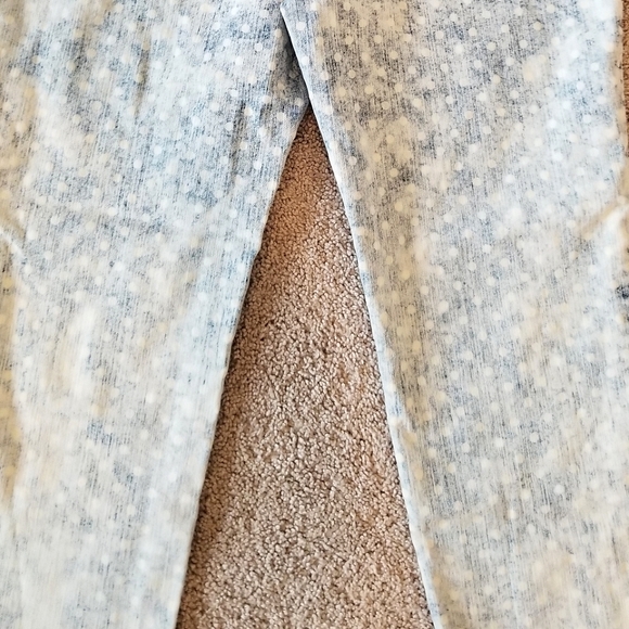❤CHICOS Platinum size 6 Polka dot crop jeans- Like New! - Picture 12 of 13
